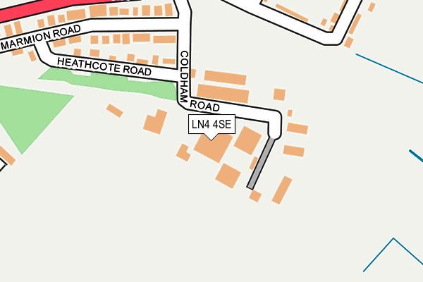 LN4 4SE map - OS OpenMap – Local (Ordnance Survey)