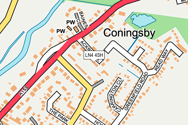 LN4 4SH map - OS OpenMap – Local (Ordnance Survey)