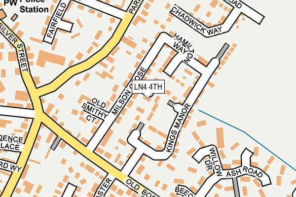LN4 4TH map - OS OpenMap – Local (Ordnance Survey)