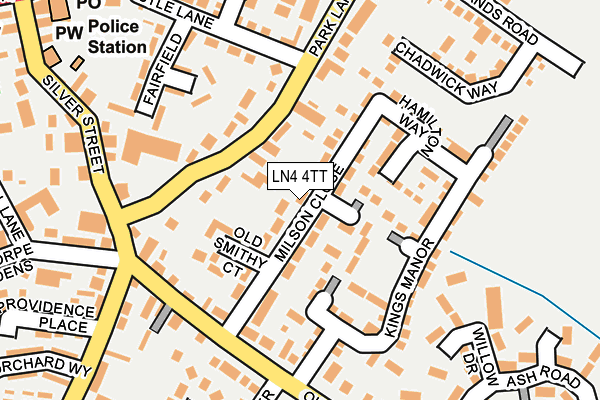 LN4 4TT map - OS OpenMap – Local (Ordnance Survey)