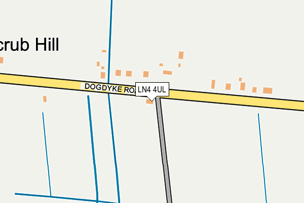 LN4 4UL map - OS OpenMap – Local (Ordnance Survey)