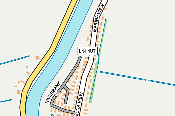 LN4 4UT map - OS OpenMap – Local (Ordnance Survey)