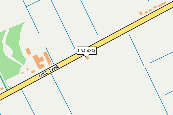 LN4 4XQ map - OS OpenMap – Local (Ordnance Survey)