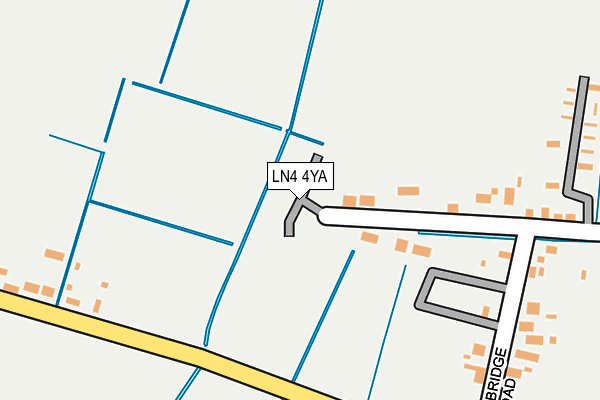 LN4 4YA map - OS OpenMap – Local (Ordnance Survey)