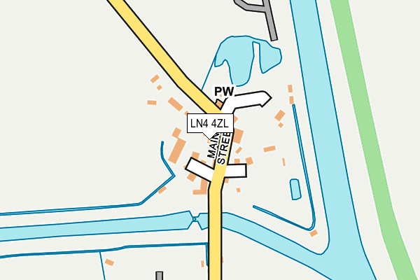 LN4 4ZL map - OS OpenMap – Local (Ordnance Survey)