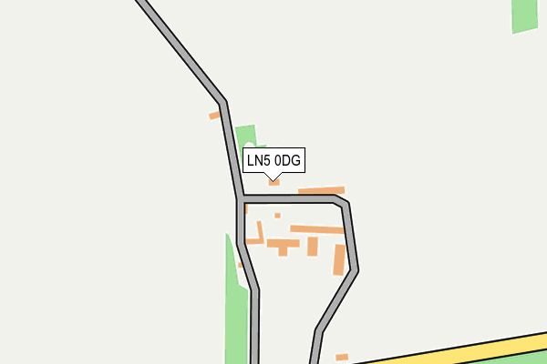 LN5 0DG map - OS OpenMap – Local (Ordnance Survey)