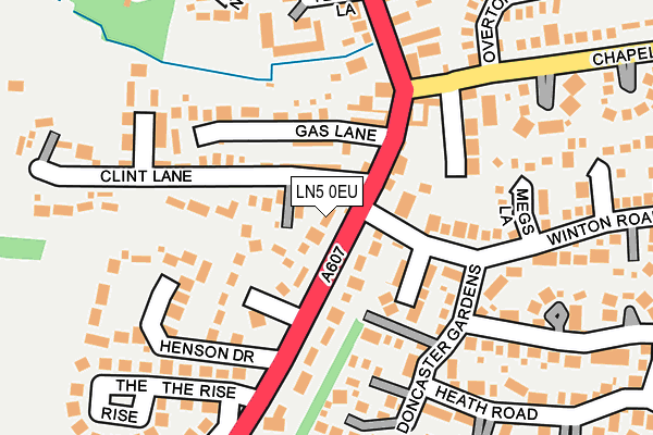 LN5 0EU map - OS OpenMap – Local (Ordnance Survey)