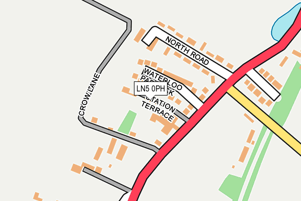 LN5 0PH map - OS OpenMap – Local (Ordnance Survey)