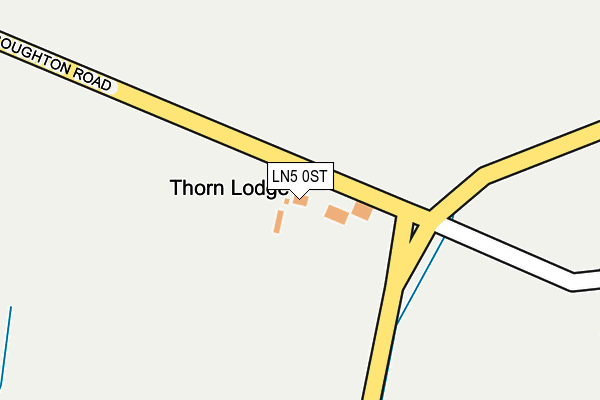 LN5 0ST map - OS OpenMap – Local (Ordnance Survey)