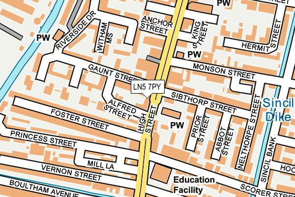 Map of R & M ROOFING LTD at local scale