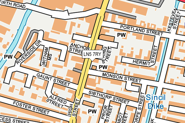 Map of NARIN PIZZA LTD at local scale