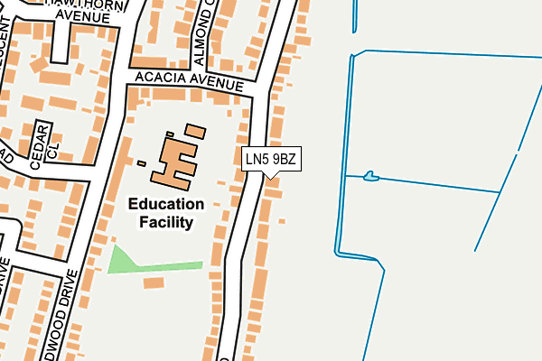 Map of HOLLYWELL ROAD PROPERTIES LTD at local scale