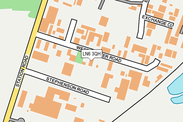LN6 3QH map - OS OpenMap – Local (Ordnance Survey)