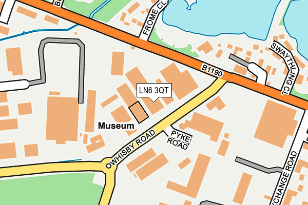 LN6 3QT map - OS OpenMap – Local (Ordnance Survey)
