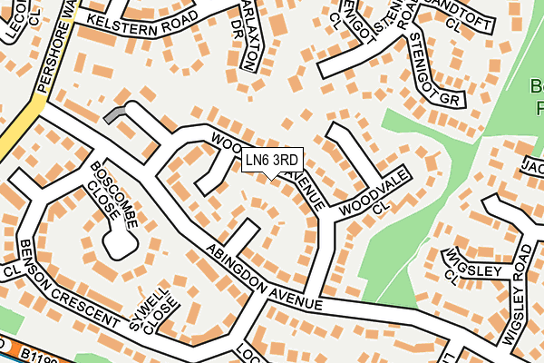 LN6 3RD map - OS OpenMap – Local (Ordnance Survey)