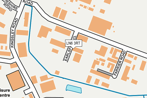 LN6 3RT map - OS OpenMap – Local (Ordnance Survey)