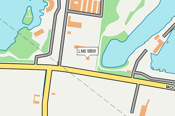 LN6 9BW map - OS OpenMap – Local (Ordnance Survey)