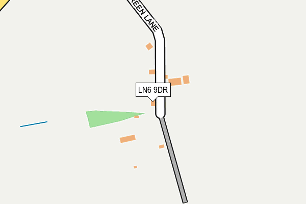 LN6 9DR map - OS OpenMap – Local (Ordnance Survey)