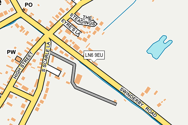 LN6 9EU map - OS OpenMap – Local (Ordnance Survey)