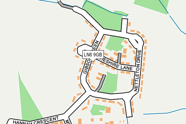LN6 9GB map - OS OpenMap – Local (Ordnance Survey)