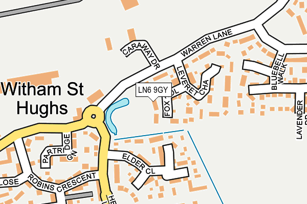 LN6 9GY map - OS OpenMap – Local (Ordnance Survey)