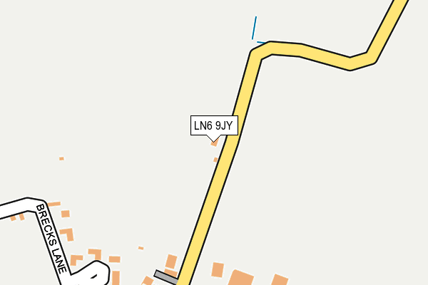 LN6 9JY map - OS OpenMap – Local (Ordnance Survey)
