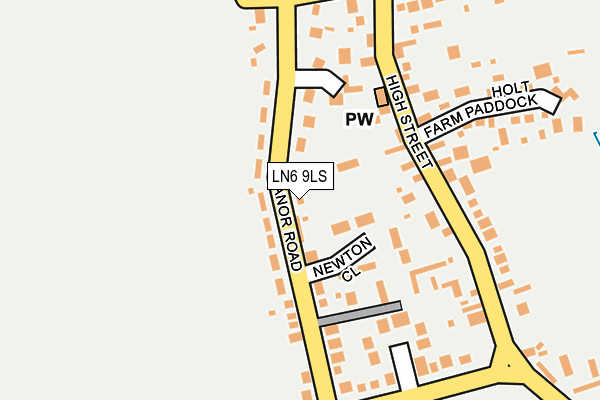 Map of RIVM PLUMBING AND HEATING LIMITED at local scale