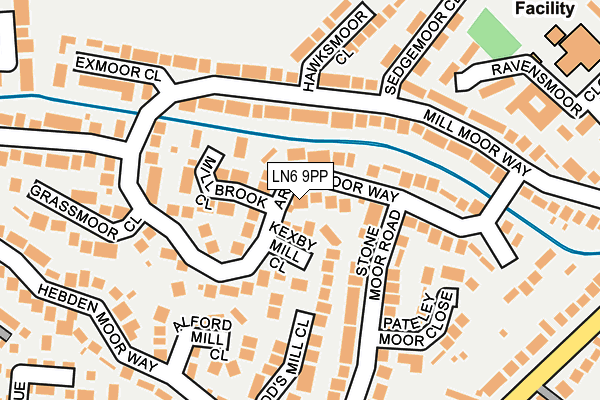 LN6 9PP map - OS OpenMap – Local (Ordnance Survey)