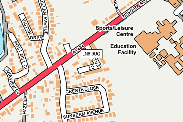 Map of MARTIN J DOBSON LTD at local scale