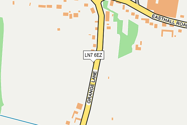 LN7 6EZ map - OS OpenMap – Local (Ordnance Survey)
