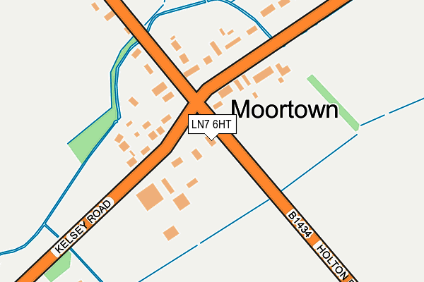 LN7 6HT map - OS OpenMap – Local (Ordnance Survey)