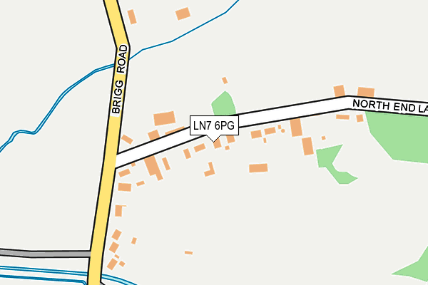 LN7 6PG map - OS OpenMap – Local (Ordnance Survey)