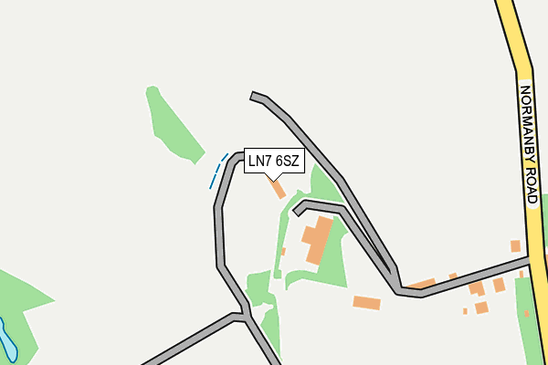LN7 6SZ map - OS OpenMap – Local (Ordnance Survey)