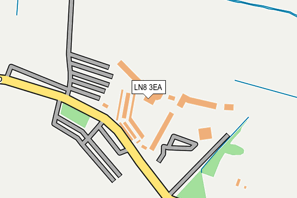 LN8 3EA map - OS OpenMap – Local (Ordnance Survey)