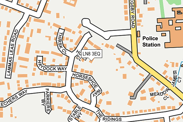 LN8 3EQ map - OS OpenMap – Local (Ordnance Survey)