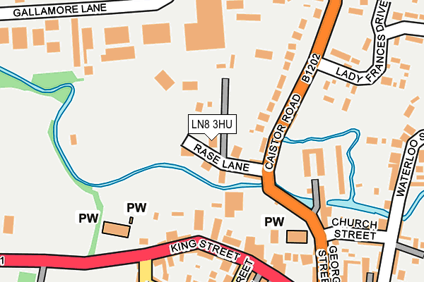LN8 3HU map - OS OpenMap – Local (Ordnance Survey)