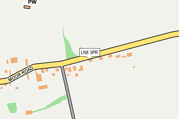 LN8 3PR map - OS OpenMap – Local (Ordnance Survey)
