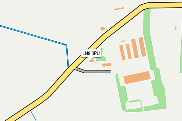 LN8 3PU map - OS OpenMap – Local (Ordnance Survey)