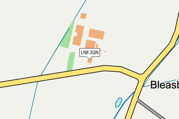 LN8 3QN map - OS OpenMap – Local (Ordnance Survey)