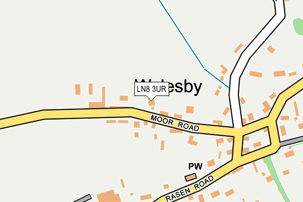 LN8 3UR map - OS OpenMap – Local (Ordnance Survey)