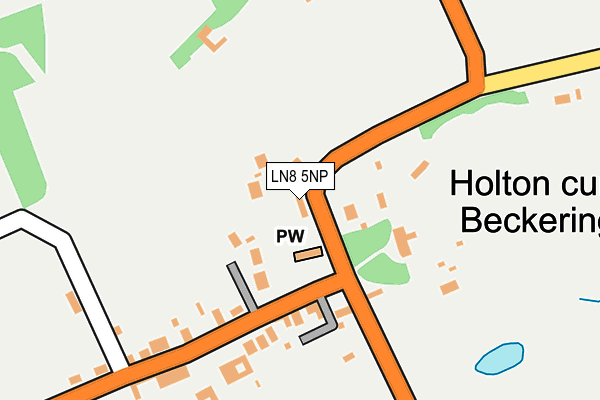 LN8 5NP map - OS OpenMap – Local (Ordnance Survey)