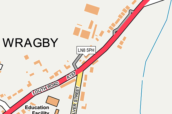 Map of WRAGBY VETERINARY PRACTICE LTD at local scale