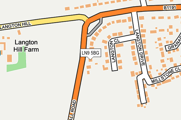 Map of TENTORIUM LIMITED at local scale