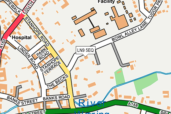 LN9 5EQ map - OS OpenMap – Local (Ordnance Survey)
