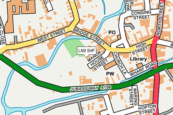 Map of LINCOLNSHIRE NATURE LIMITED at local scale