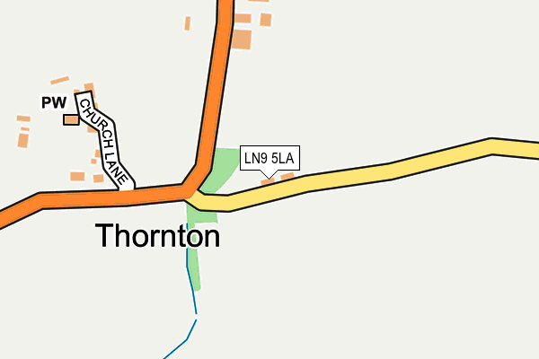 LN9 5LA map - OS OpenMap – Local (Ordnance Survey)