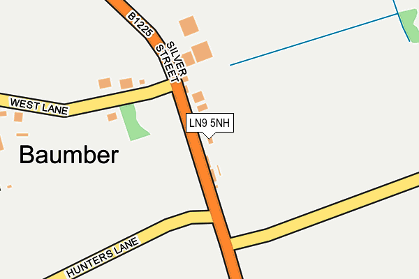 LN9 5NH map - OS OpenMap – Local (Ordnance Survey)