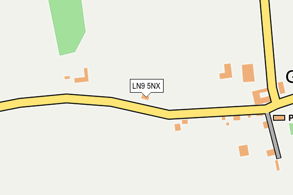 LN9 5NX map - OS OpenMap – Local (Ordnance Survey)
