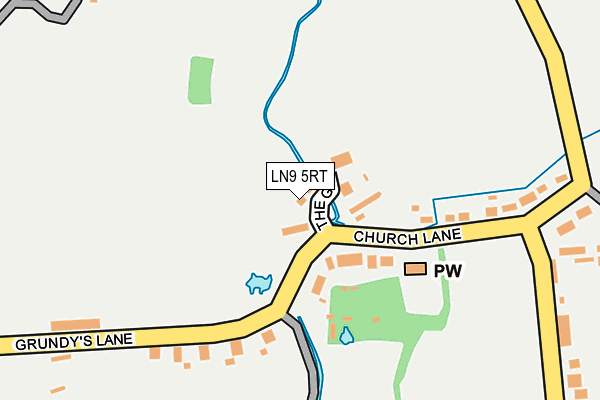 LN9 5RT map - OS OpenMap – Local (Ordnance Survey)