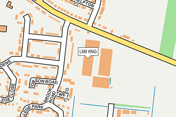 LN9 6NG map - OS OpenMap – Local (Ordnance Survey)